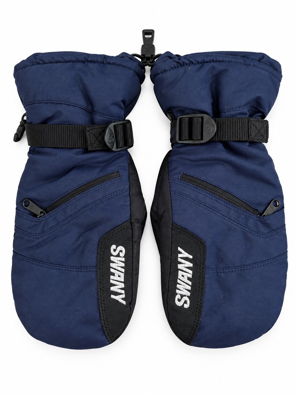 Swany Waterproof Ski Gloves Insulated Navy Blue Mittens Size Medium